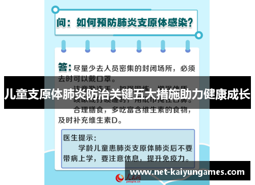 儿童支原体肺炎防治关键五大措施助力健康成长
