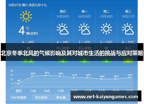 北京冬季北风的气候影响及其对城市生活的挑战与应对策略