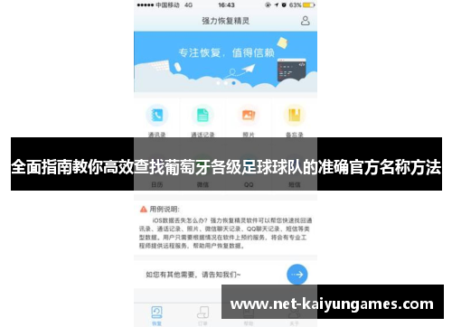 全面指南教你高效查找葡萄牙各级足球球队的准确官方名称方法 全面指南教你高效查找葡萄牙各级足球球队的准确官方名称方法